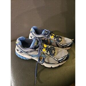 Brooks Ravenna‎ 4 Running Shoes Womens Size 9 US 1201251B343 Blue White Yellow